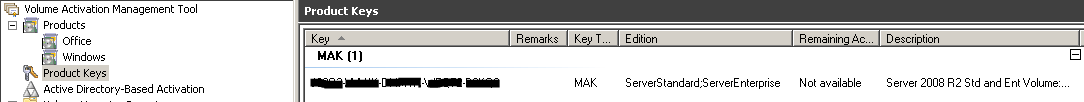 VAMT Keys added