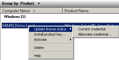 VAMT Update license info
